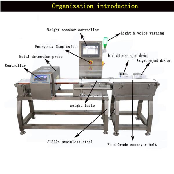 High Accuracy and Stability Check Weighing Scale With industrial automation PLC And 7 HMI