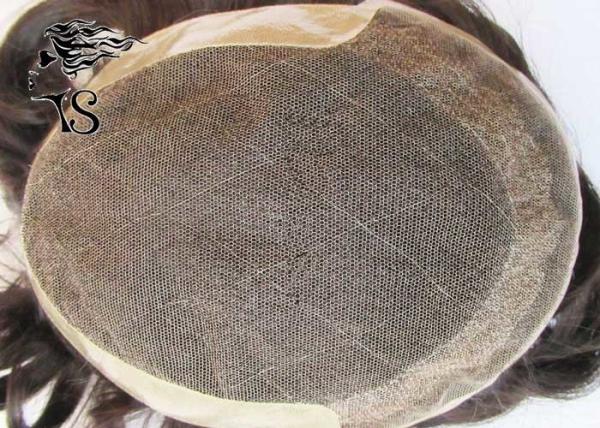 Custom Made Toupee Hair Replacement System French Lace Wig Transparent Poly