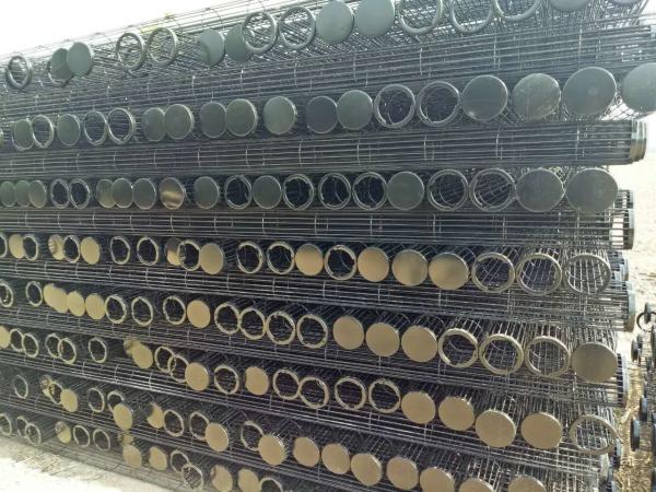 Oval Dust Collector Cages Vertical Lifting Cartridge Installation