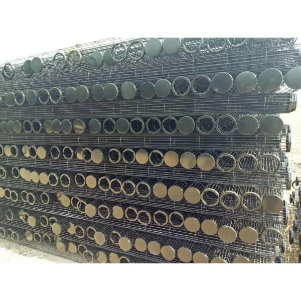 Промышленные штуцеры сборника пыли гальванизировали стальную клетку цедильного мешка