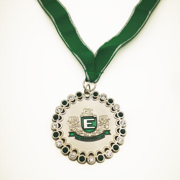 3D Soft Enamel Carnival Medal Back With Stickers Different Plating Options