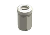 Nuez plana SW41mm 70kN de los pernos de ancla de la fibra de vidrio de la perforación del uno mismo GFRP en la explotación minera