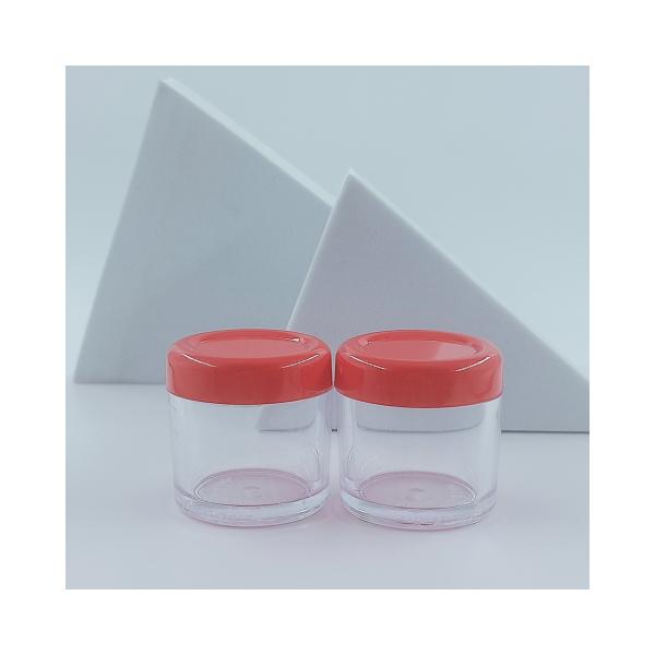 Estampagem Impressão Manuseio 20 ml plástico transparente acrílico cosmético frasco de creme embalagem