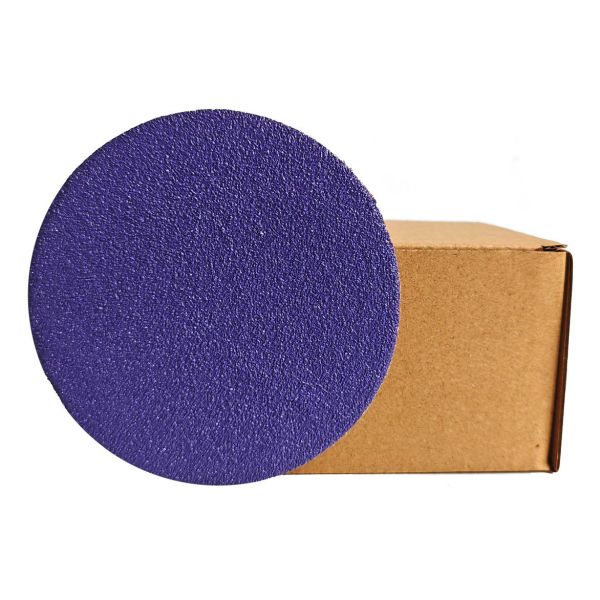 125mm 5 Inch Purple P60-P800 Hook and Loop Ceramic Sanding Disc Automotive Sandpaper