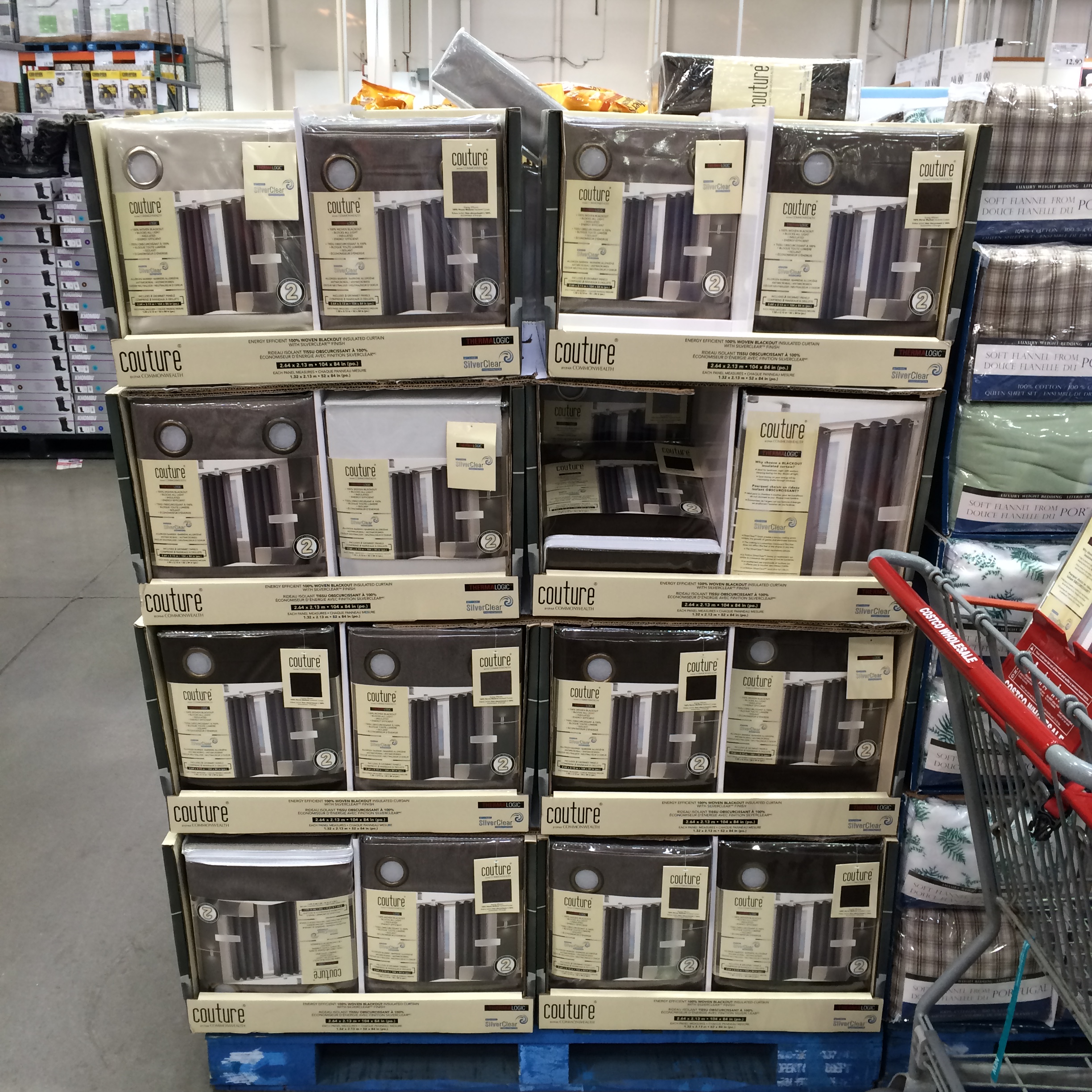 Повышающ двойник подносов занавеса PDQ - поднос картона Costco гофрированной бумаги стены