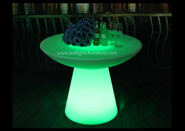 A tabela de cocktail dada forma cogumelo do diodo emissor de luz do pátio, comercial Waterproof ilumina acima a mesa de centro 