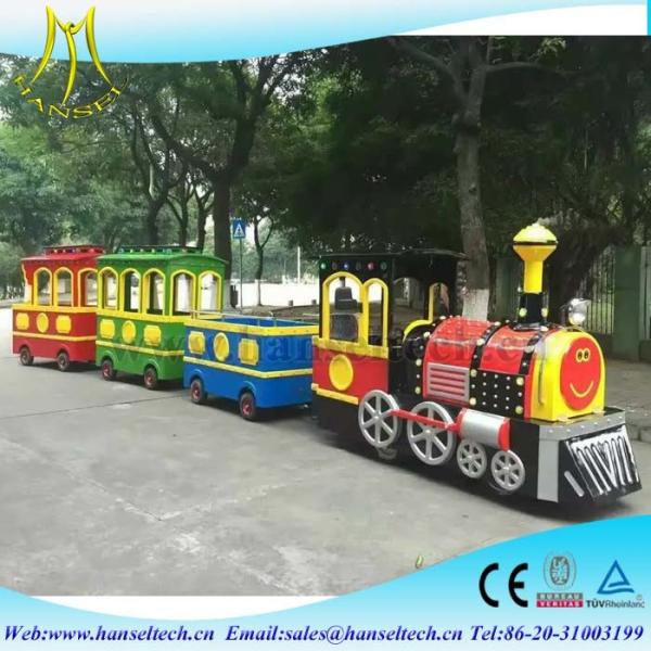 Hansel Outdoor Amusement Park Children Kids Ride Electric Monorail Train For Sale