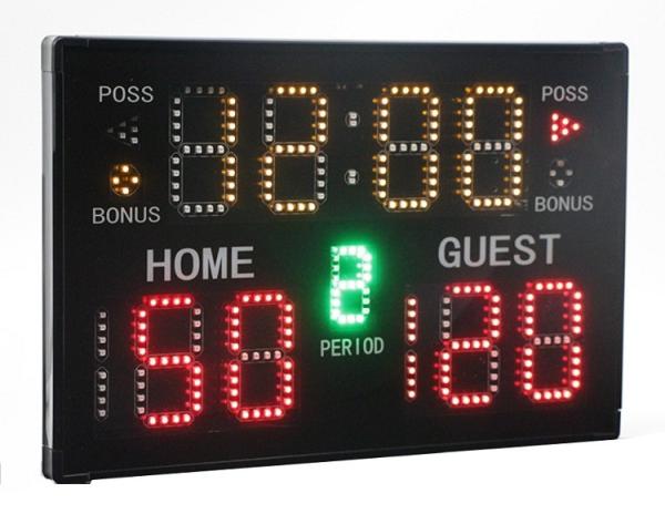 Indoor Sports Wireless Remote Control Led Score Board with DC12V Infrared Touch Screen and Basketball Electronic Snooker