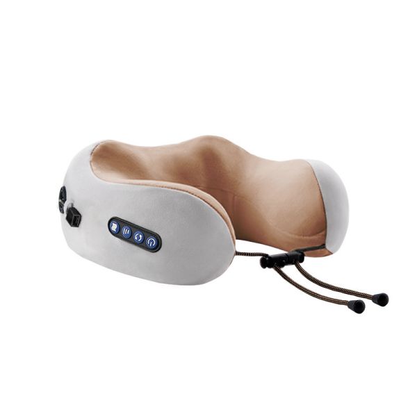 U-Shaped Kneading Massage Pillow Wireless and Portable with Memory Foam
