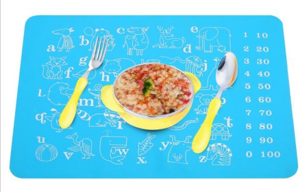 Anti - Slip Silicone Table Mat Customized Table Plate Cover Pad For Baking