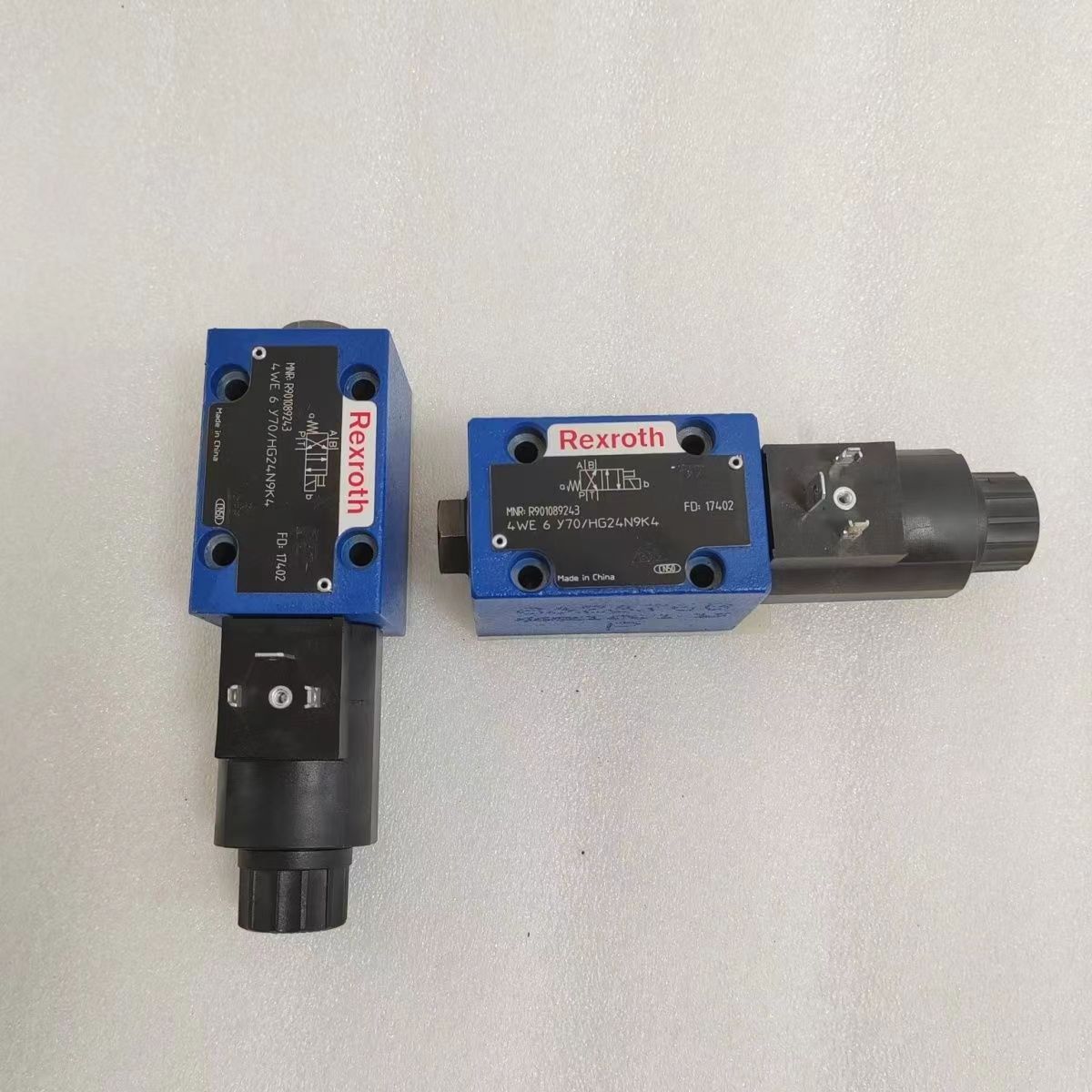 Rexroth Single Head Solenoid Valve 4WE-6-Y70/HG for Concrete Pump Truck Sanyi Zoomlioon XCMGg