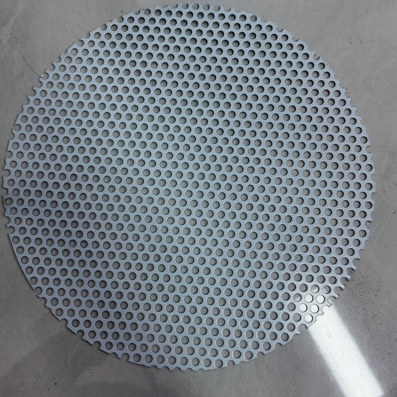 Custom Round Stainless Steel Perforated Filter Screen Plate 304/316L Grade
