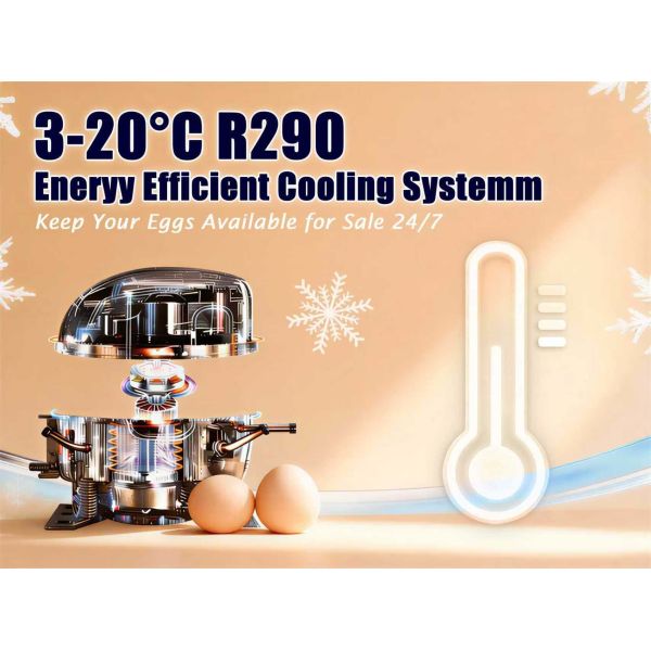 WEIMI Fresh Egg Vending Machine Refrigerated Locker System, 21.5-Inch Touch Screen, and Smart Payment Options