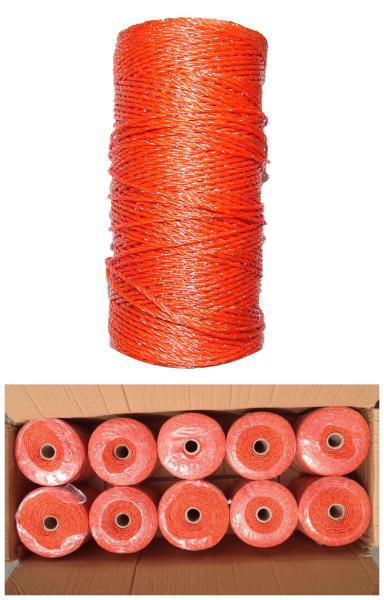 L500m Electric Fence Polywire 3 strands 3Xstainless steel 0.15mm,dia 2mm