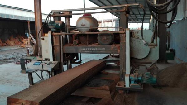 Saw max. 2000m diameter 45kw heavy duty horizontal band sawmill