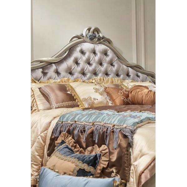 Vintage White bed with Wedding Bedroom Furniture Design JO-A202
