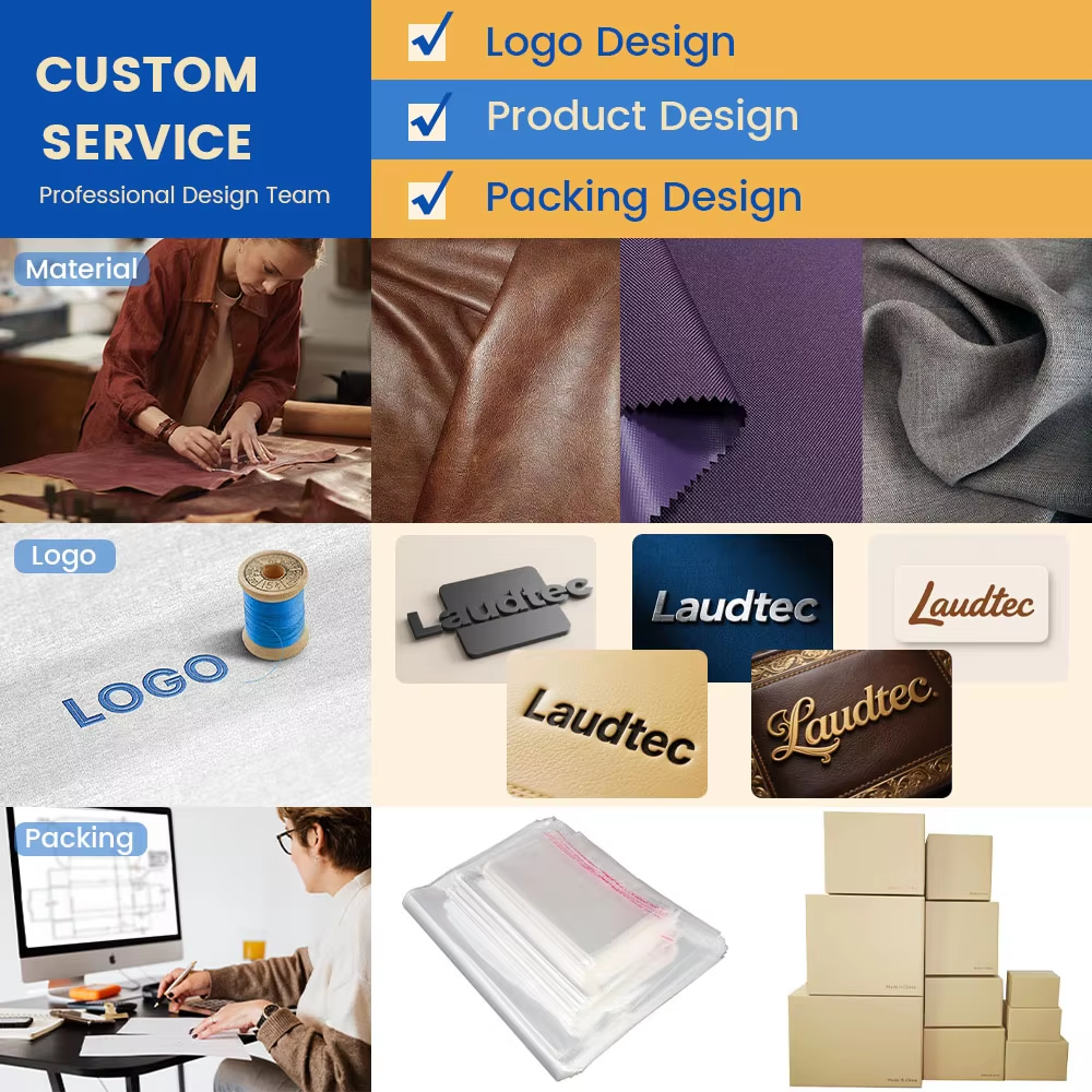 Laudtec Nylon Zipper Watch Strap Holder Bags Storage Case Custom Logo Portable Travel Simple Business Watch Bands YXJ40 Wholesale OEM/ODM/Private Label