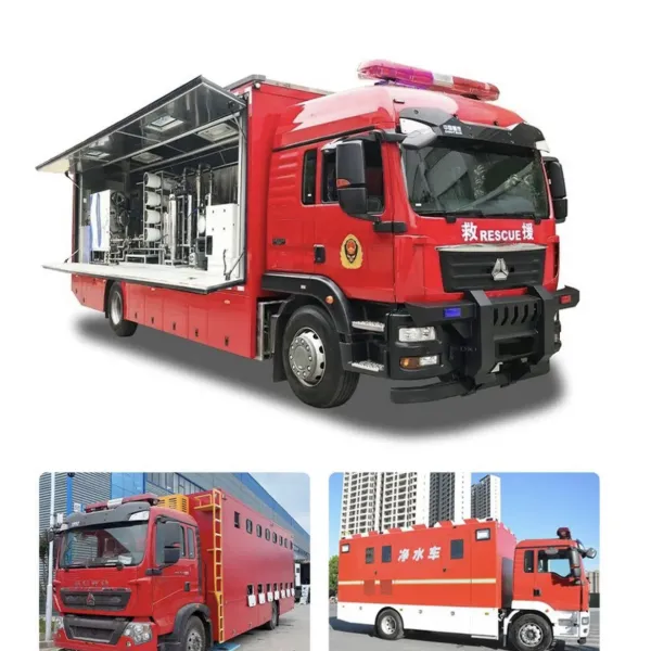 Customizable HOWO 4X4 / 6X6 Offroad Water Filtration Truck
