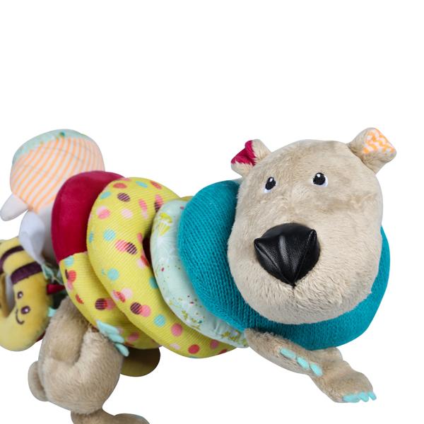 Cute Hanging Stuffed Animal Set , Embroidery Logo Baby Animal Plush Toys