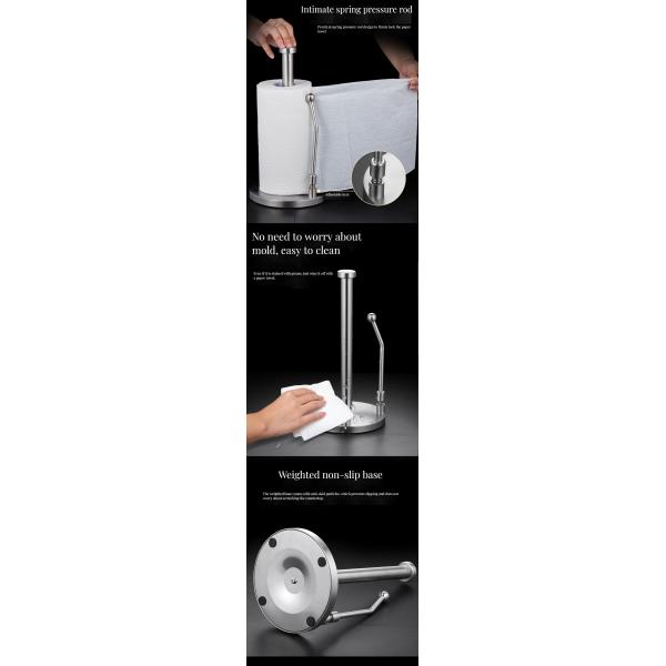 Wedding Occasion Normal Size Stainless Steel Kitchen Paper Roll Holder for Paper Towel Rack