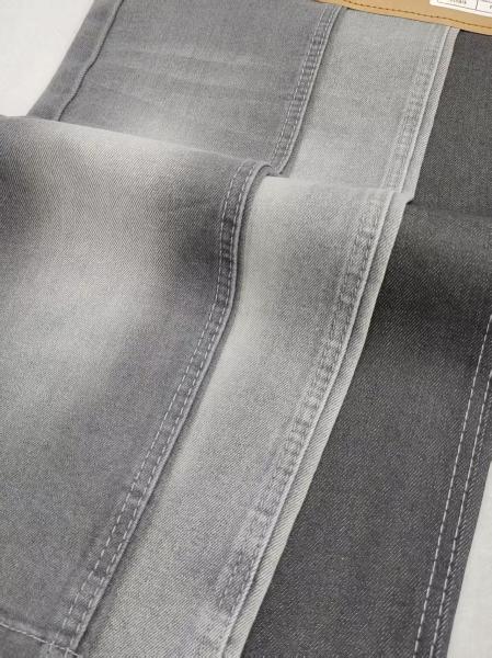 Gray color high stretch 11.6oz heavy weight 74%cotton Denim Fabric JSD3035G for  boys jeans or lady pants