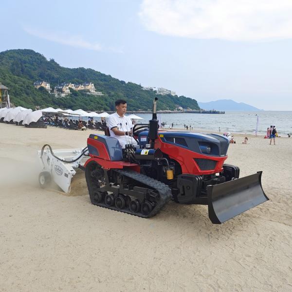 Alkaline Cleaning Beach Sweeper for Sand Cleaning The Great Beach Clean Sand Machine