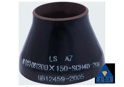 Compression Molding Steel Pipe Reducer , ASTM A234 WPB Elbow DN200 X 150
