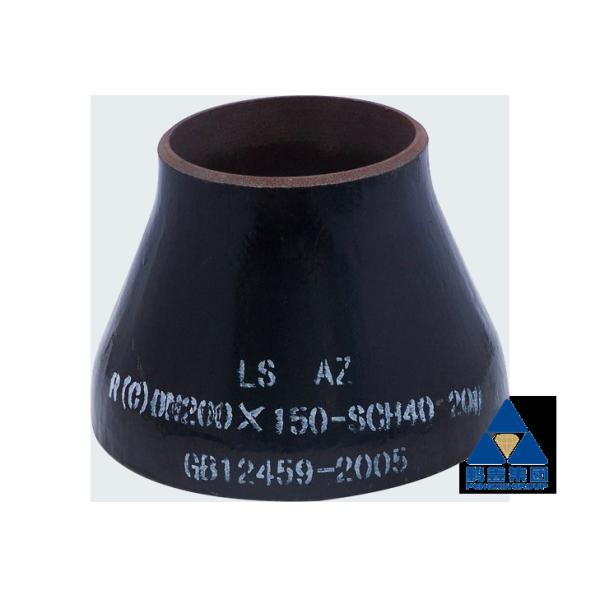 Редуктор стальной трубы формования прессованием, локоть DN200 x 150 ASTM A234 WPB