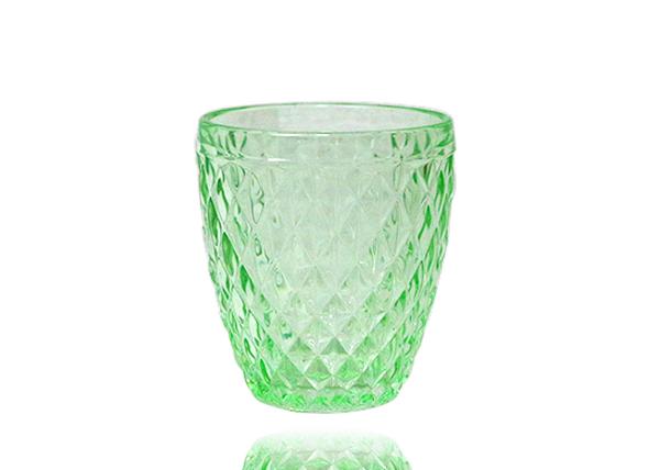 10 OZ Crystal Solid Colored Vintage lowballl Glasses , 295ml Colored Tumblerl Glasses