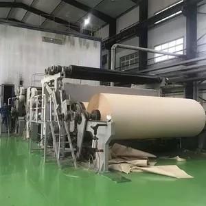 4300mm Carton Kraft Paper Making Machine 180m/Min High Grade Wood Chips/Wheat Stalks