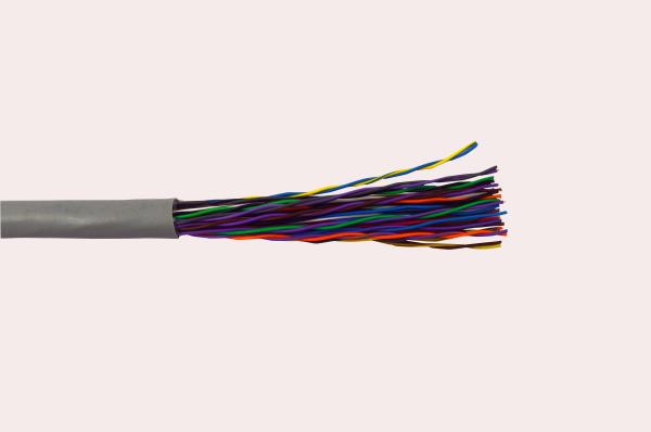 CAT3 Multi Pair 	Ethernet Lan Cable 24AWG U/UTP Solid Bare Copper Conductor