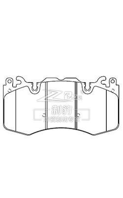 Land Rover Range Rover 5.0T Land Rover Brake Pad Set D1426 , LR016684