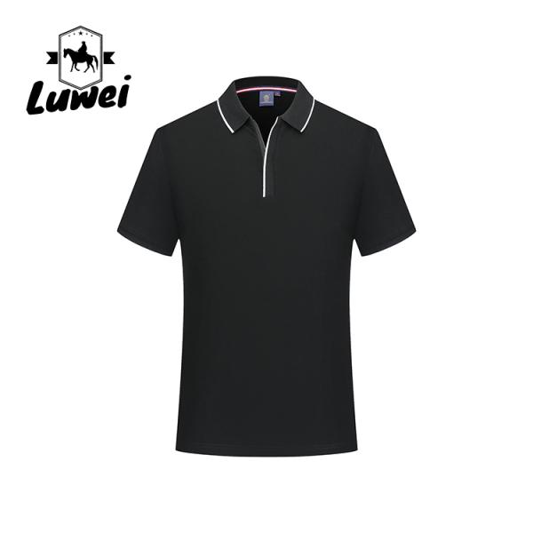 Трикотаж вышивка короткие рукава поло футболки хлопчатобумажные пуговицы свернуть вниз воротник