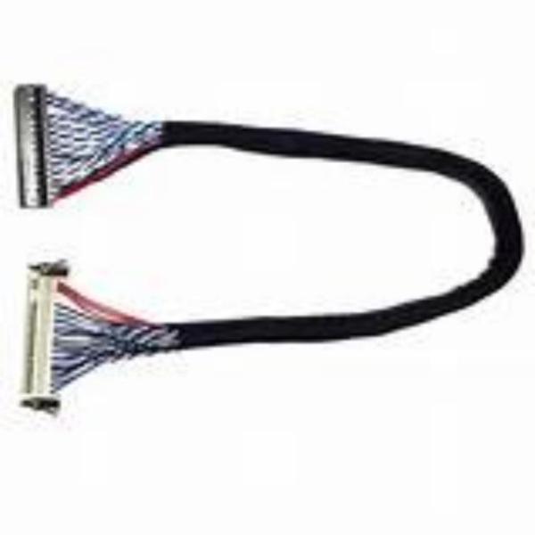 LVDS Black Low-Voltage Display Serial Cable with Copper Conductor Material and 105C Rated Temperature