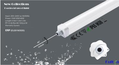 Luz linear 150cm 60W 150lm/W do sarrafo do diodo emissor de luz de IP65 Triproof