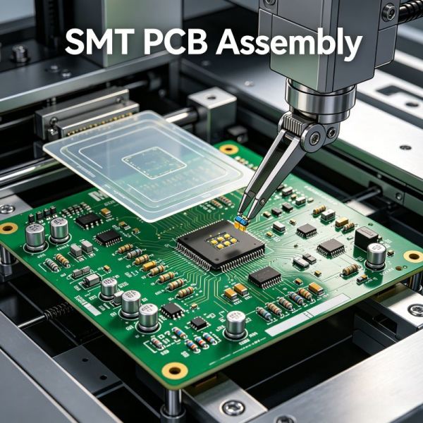 SMT Circuit Board Assembly Services FR4 CEM1 CEM3 High TG Materials