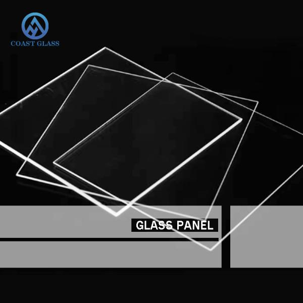 2mm 3mm Custom Small Size Laser Cut Glass Transparent Panel
