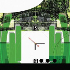  MDF eco-friendly Decorative Wall Painting Clock B0803
