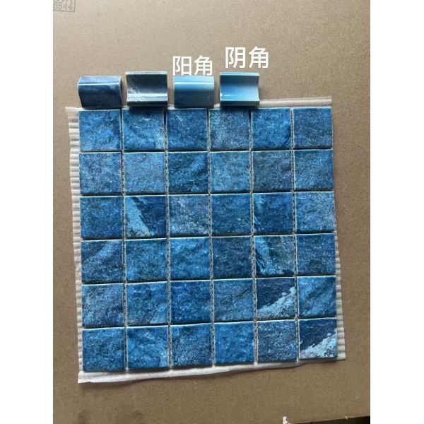 Glazed Pool Tile Ceramic Mosaic Tile For Hotel And Villa Project