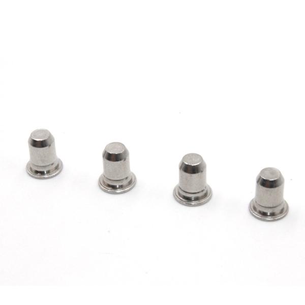 Cabeça de panela galvanizado CNC de aço inoxidável Pin Clevis com pinos auto-apertados de colar