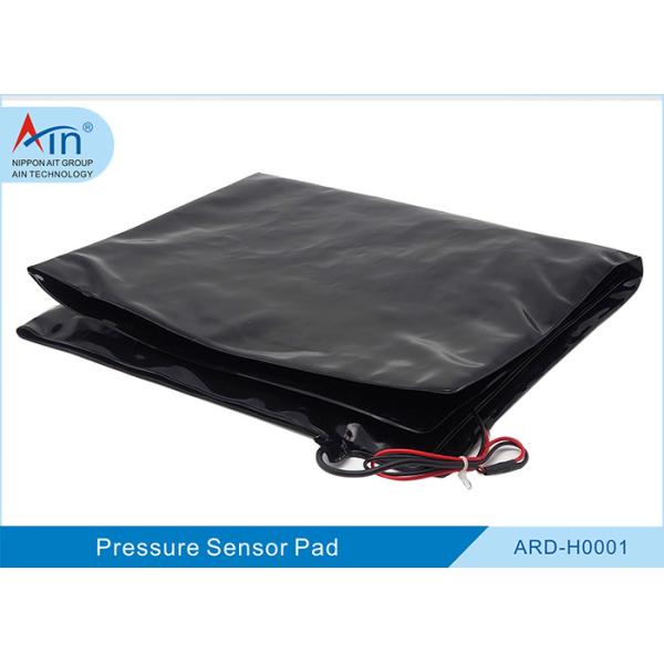 Black Pressure Pad Sensor , Fall Prevention Floor Sensor Mat For Patients Safety
