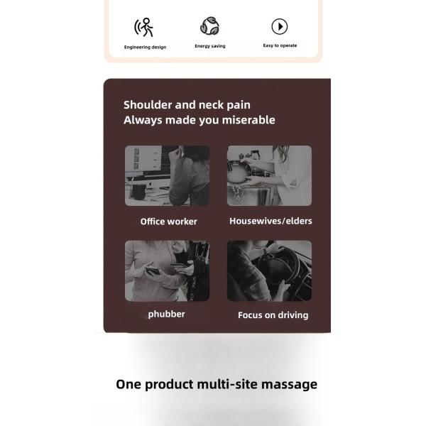 Massage Equipment 2 In 1 Multifunctional Heating Kneading Cervical Spine Car Electric Shiatsu Neck Back Massage Pillow