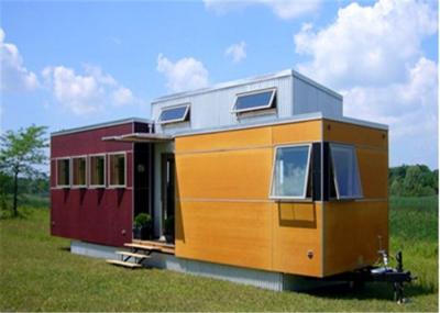 Recipiente da casa pré-fabricada do acampamento do transporte, contentores isolados