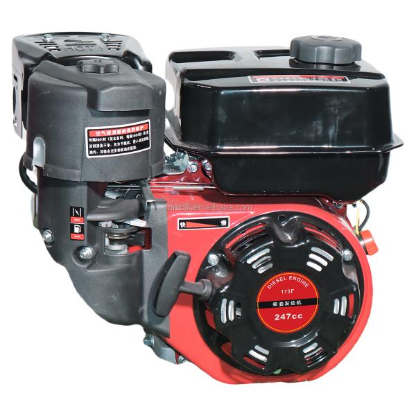 173f 5.5hp Diesel Engine 247cc Single Cylinder Air Cooled Diesel Motor for Field Work