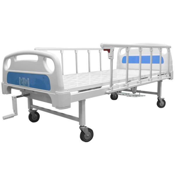 Economic Single Function Adjustable Medical Clinic Furniture Metal Folding Manual Patient Hospital Bed Manufacturers