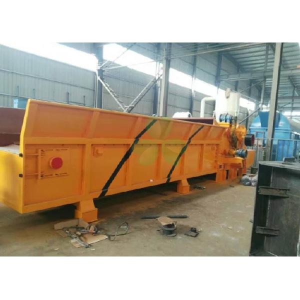 Heavy Duty Mobile Veneer Wood Crusher Machine 1400*12000mm Discharge Conveying