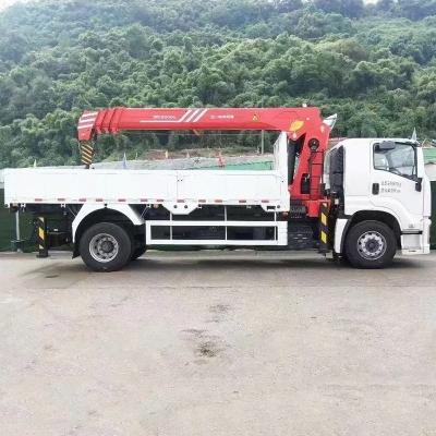 Versatile Cargo Truck Mounted Crane Efficient Lifting And Transport Stability For Construction Logistics Powerful Jib Cranes