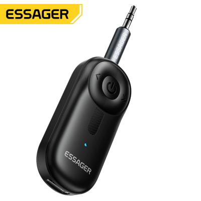 ESSAGER ES-BT14 3.5mm Audio Wireless Bluetooth Receiver Adapter For Wired Earphones Transmission Distance 10-20 Meters
