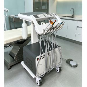 High-Quality Mobile Dental Trolley with Air Compressor | Portable Dental Treatment Unit for Clinics & Mobile Services | Silent & Efficient Mobile Dental Cart