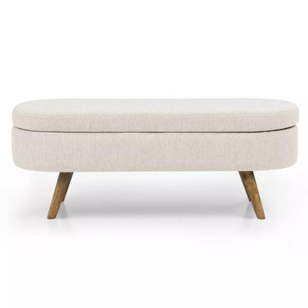 Practical Lounge Living Room Storage Ottoman Movable With Four Legs